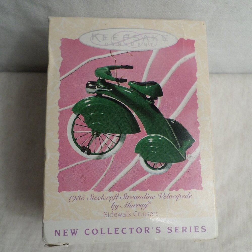 Hallmark 1997 Keepsake Ornament 1935 Steelcraft Streamline Velocipede NIB